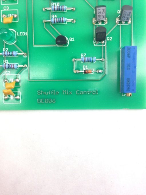 SHUFFLE MIX CONTROL BE006 V075589 COTROL BOARD (A747) 2