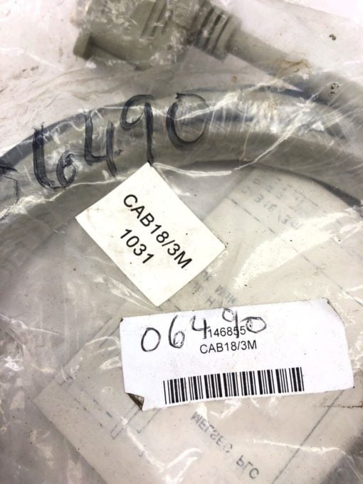 NEW IN BAG MITSUBISHI CAB18/3M HMI CONNECTOR CABLE, FAST SHIP! (H25) 2