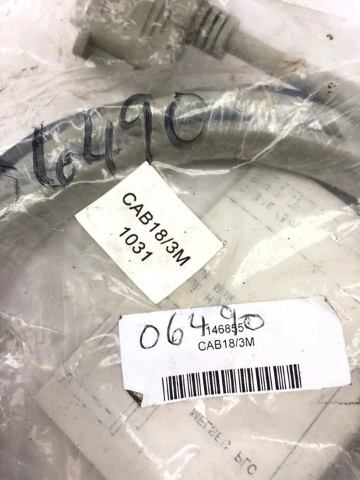 NEW IN BAG MITSUBISHI CAB18/3M HMI CONNECTOR CABLE, FAST SHIP! (H25) 2
