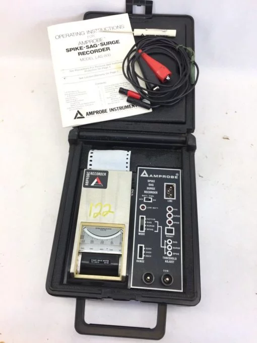 AMPROBE INSTRUMENTS LAS800 SPIKE-SAG-SURGE RECORDER (B27) 1