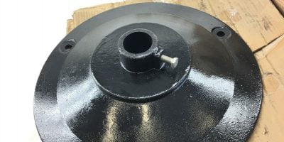 NEW IN BOX FASTSIGNS 18 INCH BLACK MOUNTING BASE FOR 4 INCH PIPE, (TLO)  1