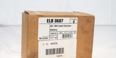 LITHONIA LIGHTING ELB 0607 EMERGENCY LIGHT BATTERY NEW IN FACTORY SEAL BOX (G16) 1