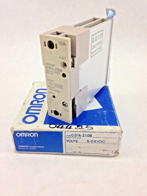 OMRON SOLID STATE RELAY G3PA-210B 5-24VDC (H334) 1