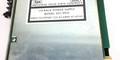 USED ISSC HONEYWELL IPC 621-9931 I/O RACK POWER SUPPLY MODULE, FAST SHIP! B310 1
