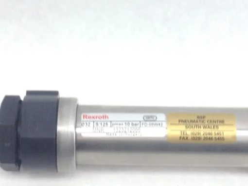 GENUINE REXROTH 1323212000 PNEUMATIC CYLINDER S:125 MAX:10bar FD:08W49 (H332) 3