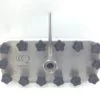 QUALITECH FOOD SYSTEMS # 14695 VALVE 1” NPT 27-PORTS, 14-BOLT FLANGE (H332 1