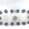 QUALITECH FOOD SYSTEMS # 14695 VALVE 1” NPT 27-PORTS, 14-BOLT FLANGE (H332 4