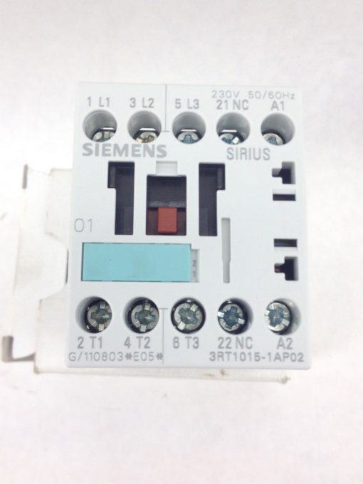 SIEMENS 3RT1015-1AP02 MAGNET STARTER CONTACTOR (A750) 2